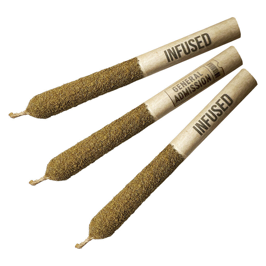 General Admission - Huckleberry Distillate Infused Pre-Roll - Hybrid - 3x0.5g