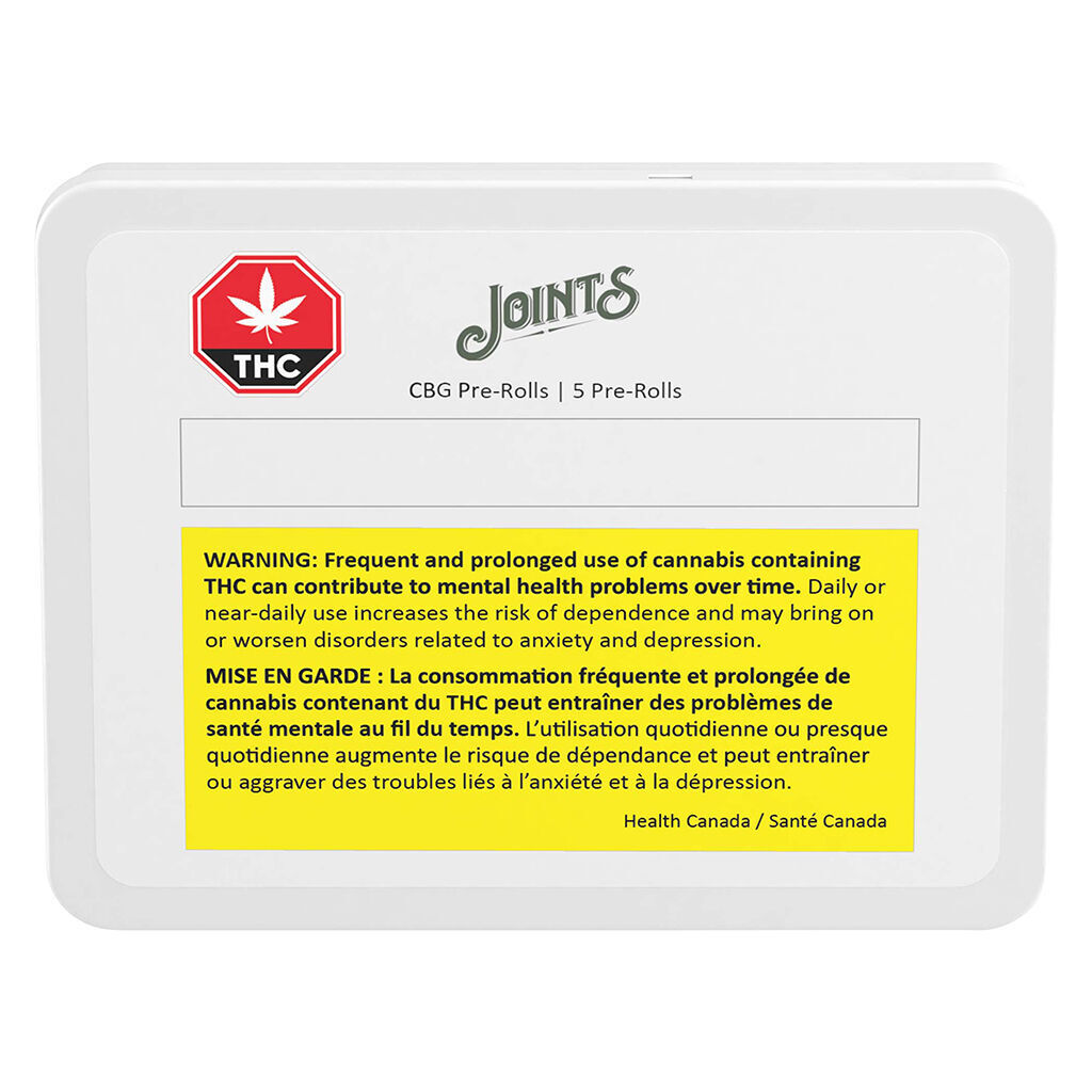 Joints - CBG Pre-Rolls - Blend - 5x0.5g