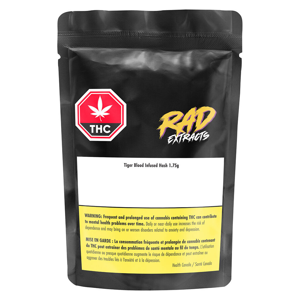 RAD - Tiger Blood Infused Hash - Indica - 1.75g