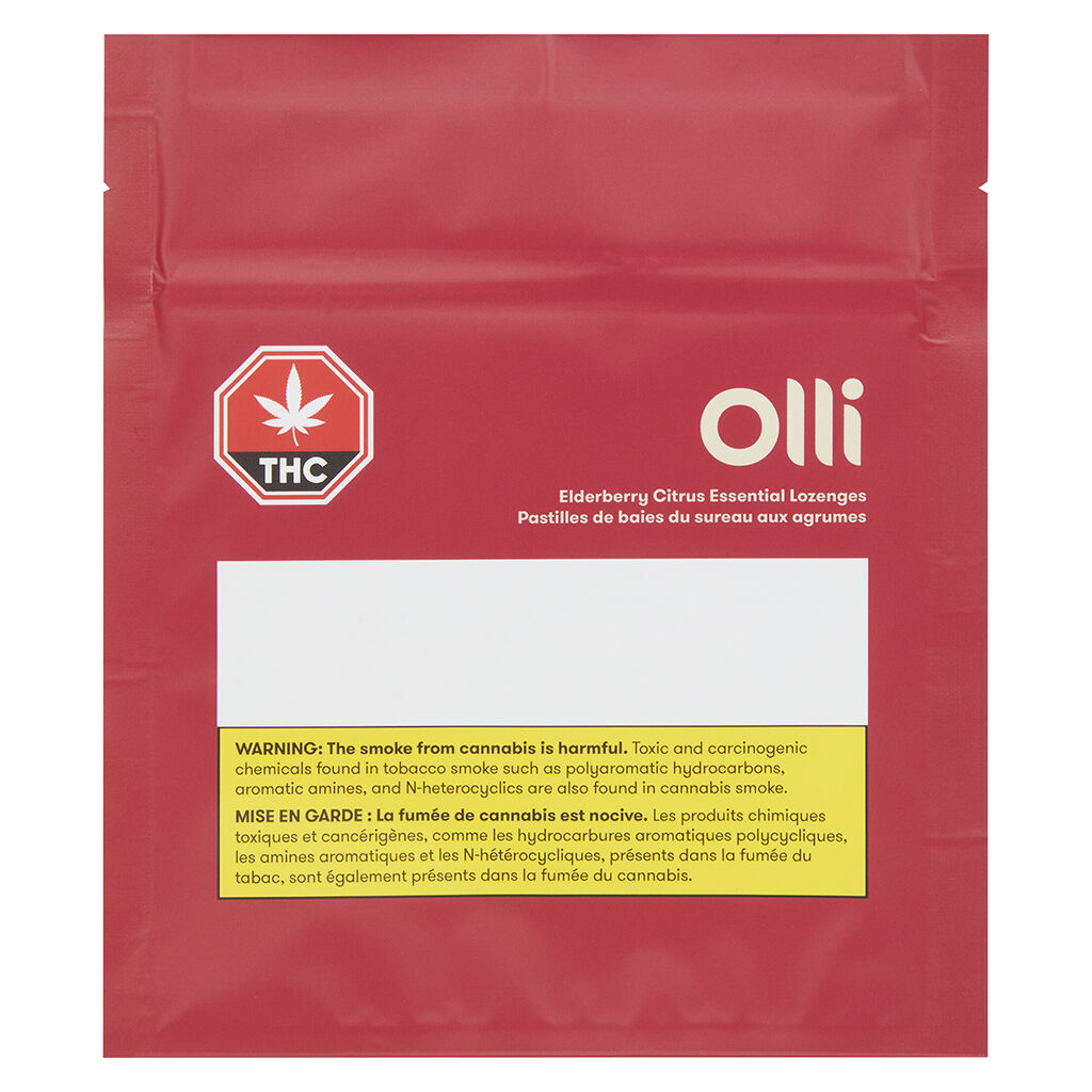 Olli - Elderberry Citrus Essential Lozenges - Blend - 10 pack