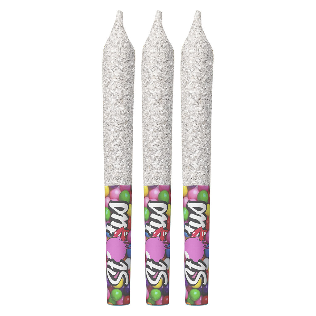 Status - Bubble Bubble Liquid Diamond Infused&Diamond Coated Pre-Roll - Status - Bubble Bubble Liquid Diamond Infused and Diamond Coated Pre-Roll - Sativa - 3x0.5g