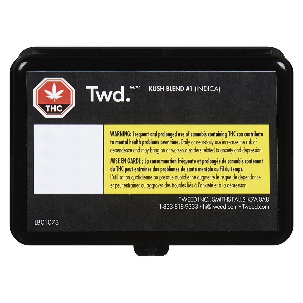 Twd. - Kush Blend #1 Pre-Rolls - Twd. - Kush Blend #1 - 20x0.35g