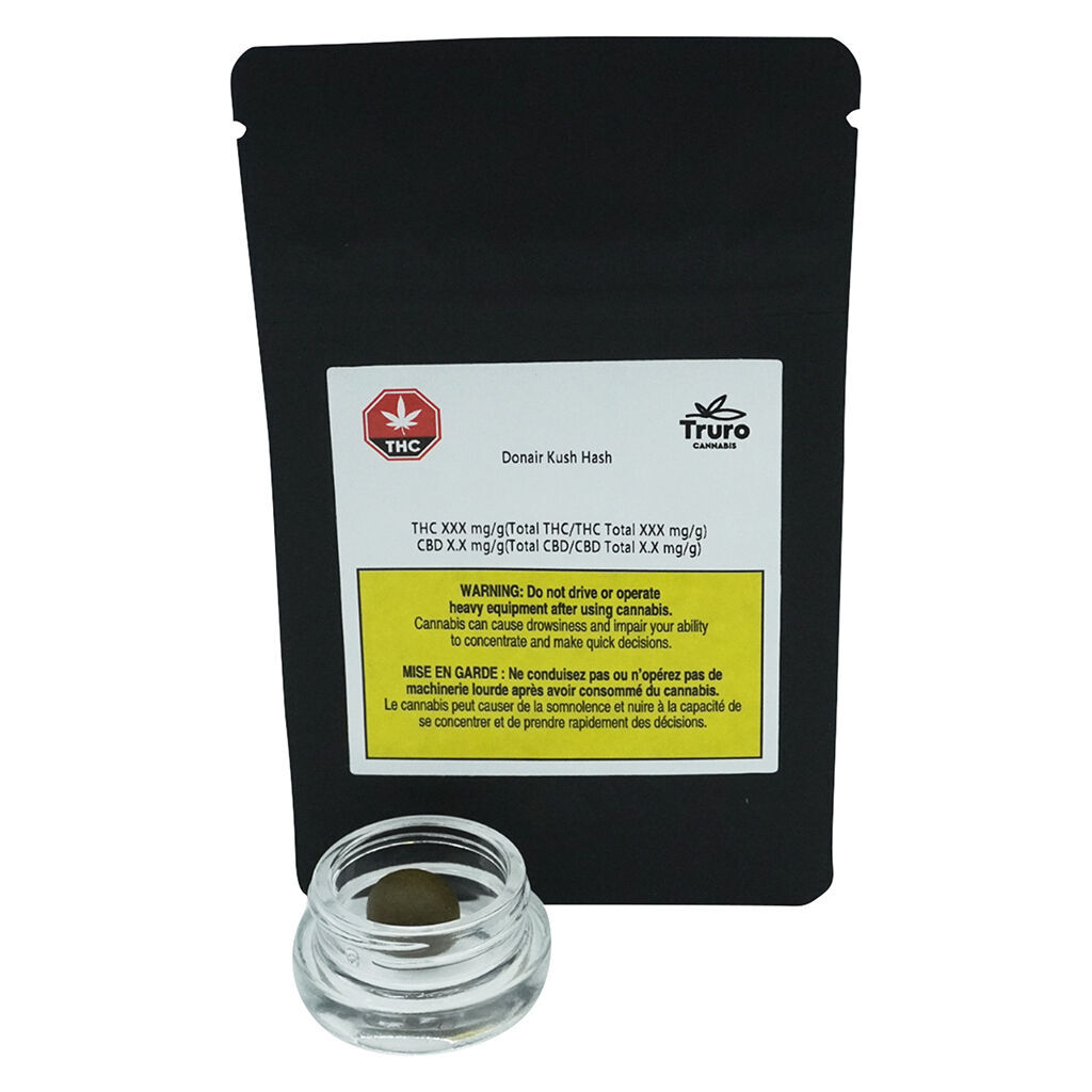 Truro - Donair Kush Hash - Indica - 2g