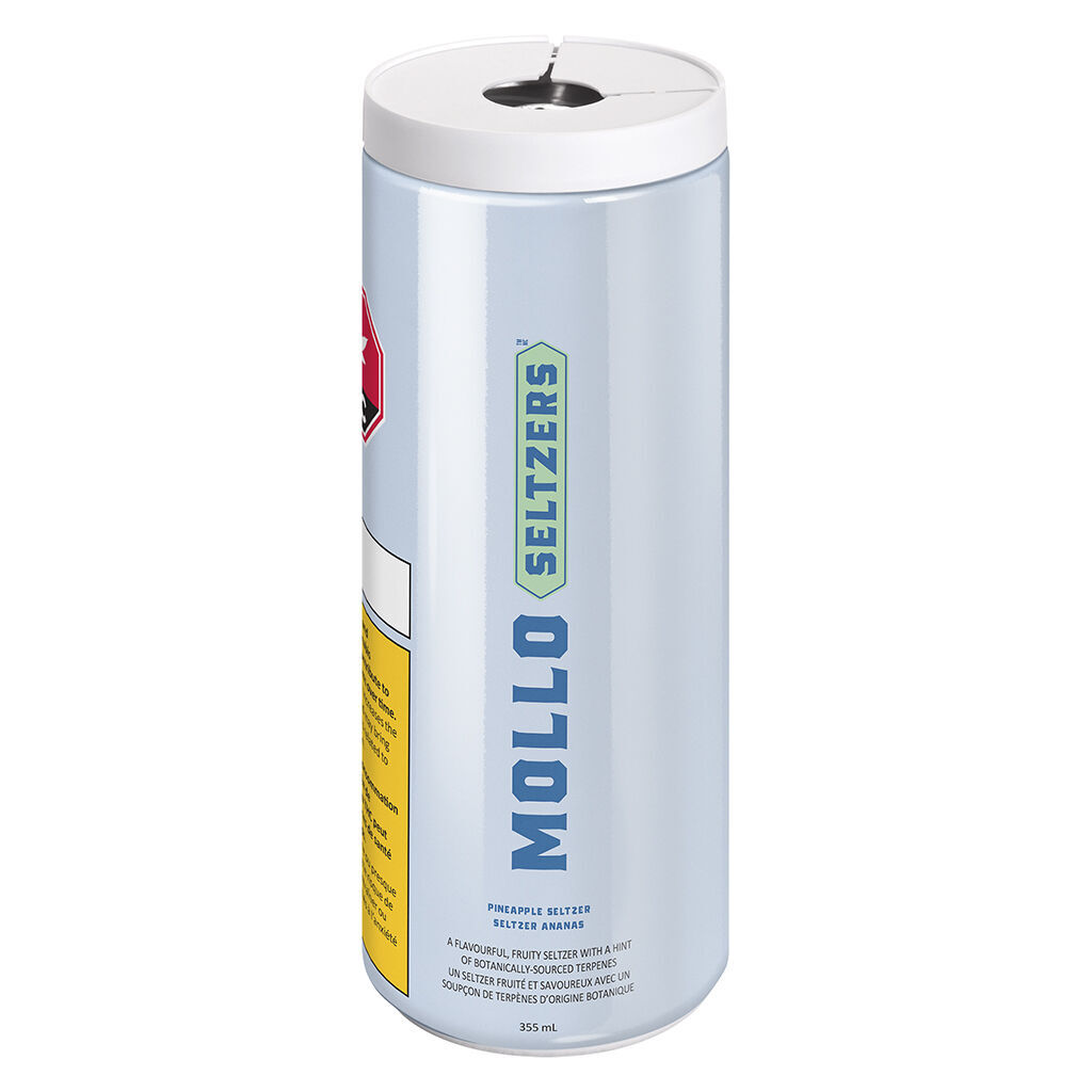 Mollo - Pineapple Seltzer - Hybrid - 355ml