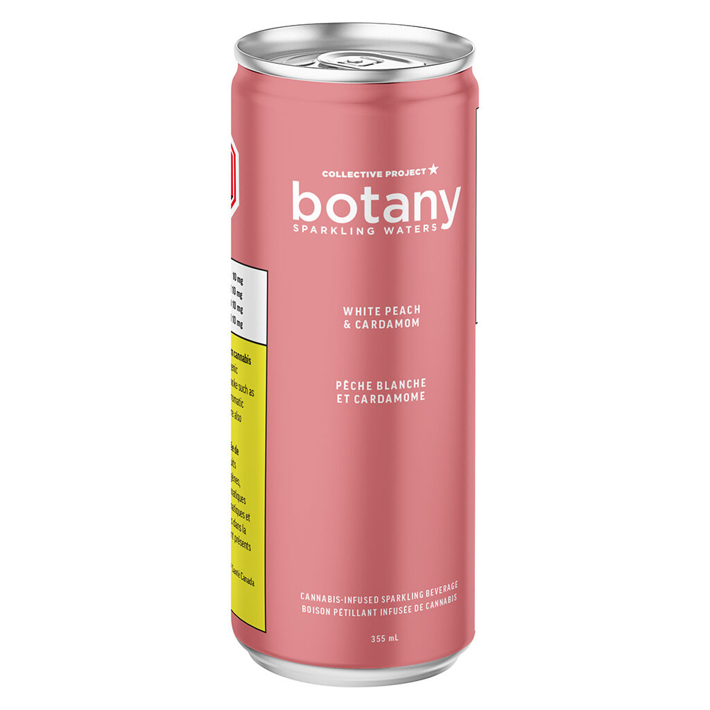 BOTANY by Collective Project - White Peach & Cardamom Sparkling Botanical Water - Hybrid - 355ml