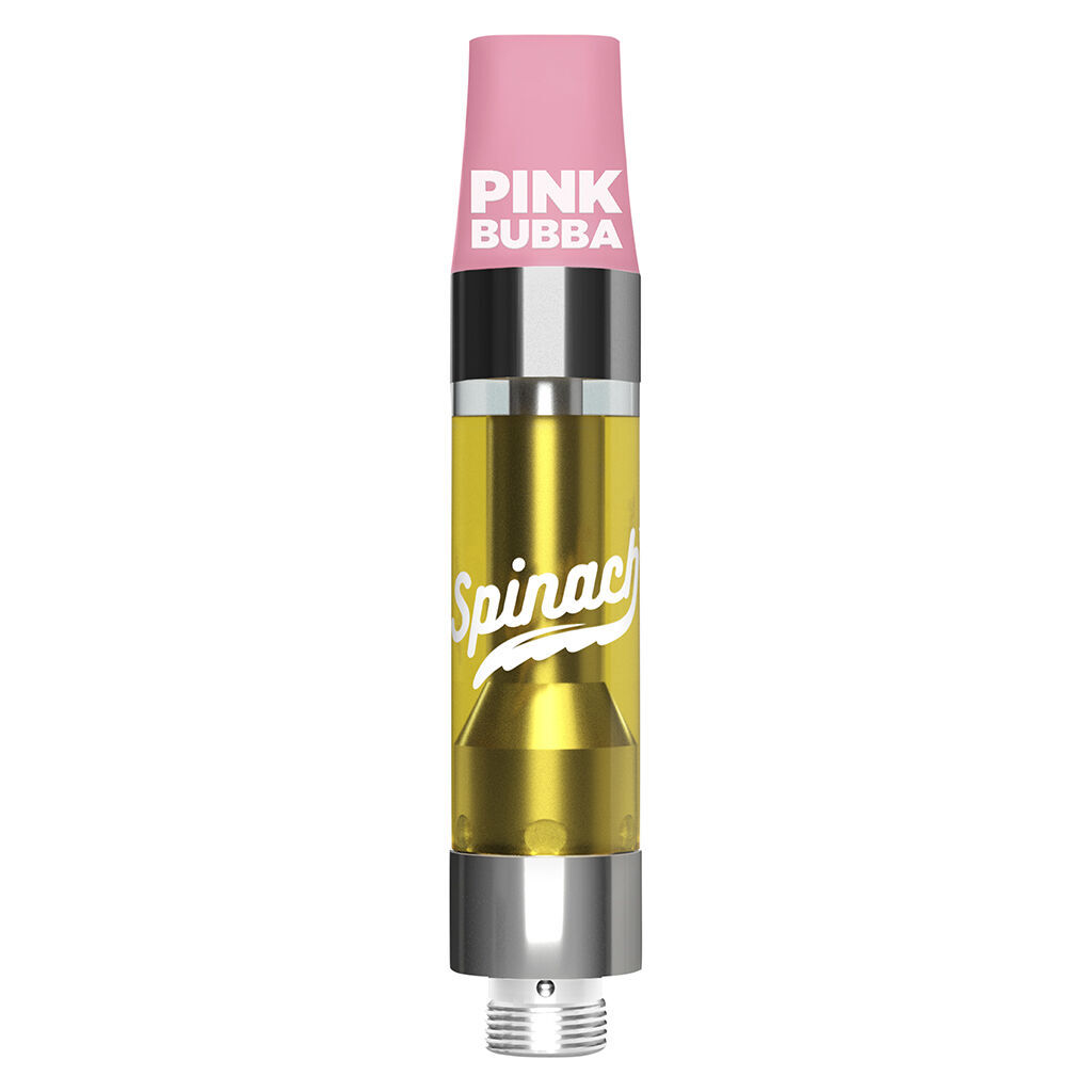 Spinach - Pink Bubba Liquid Diamonds 510 Thread Cartridge - Indica - 1g