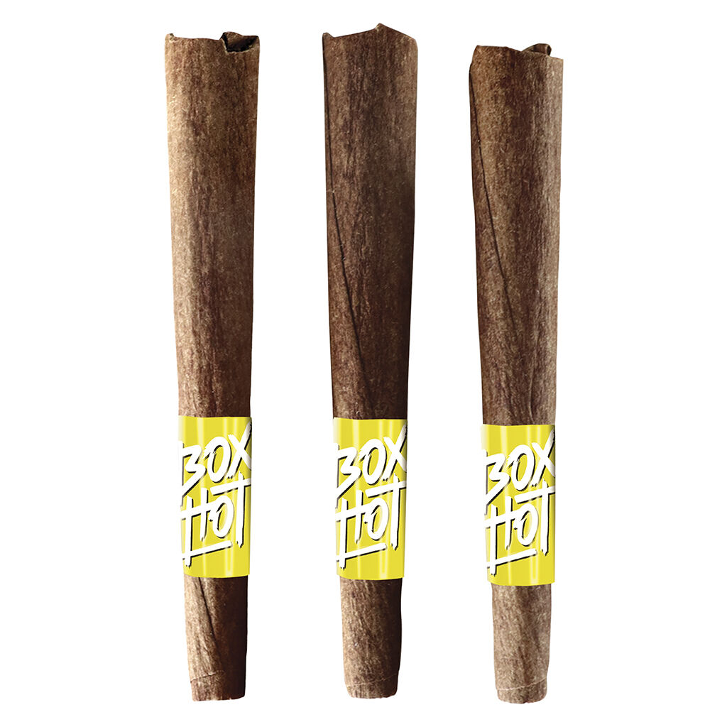 BOXHOT STUBBIES - Tropicanna Banana Infused Blunts - Sativa - 3x0.5g
