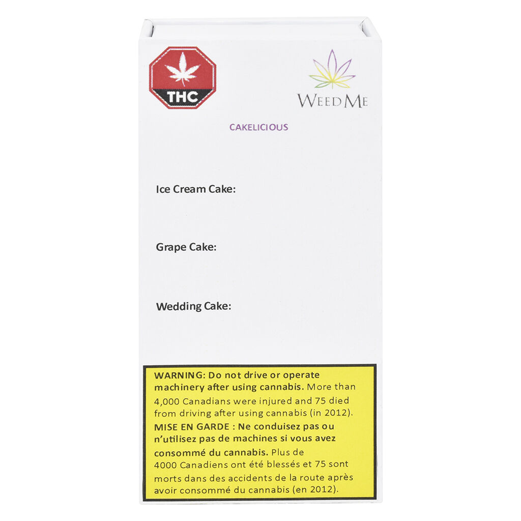 Weed Me - Cakelicious Pre-Rolls - Weed Me - Cakelicious - 6x0.5g