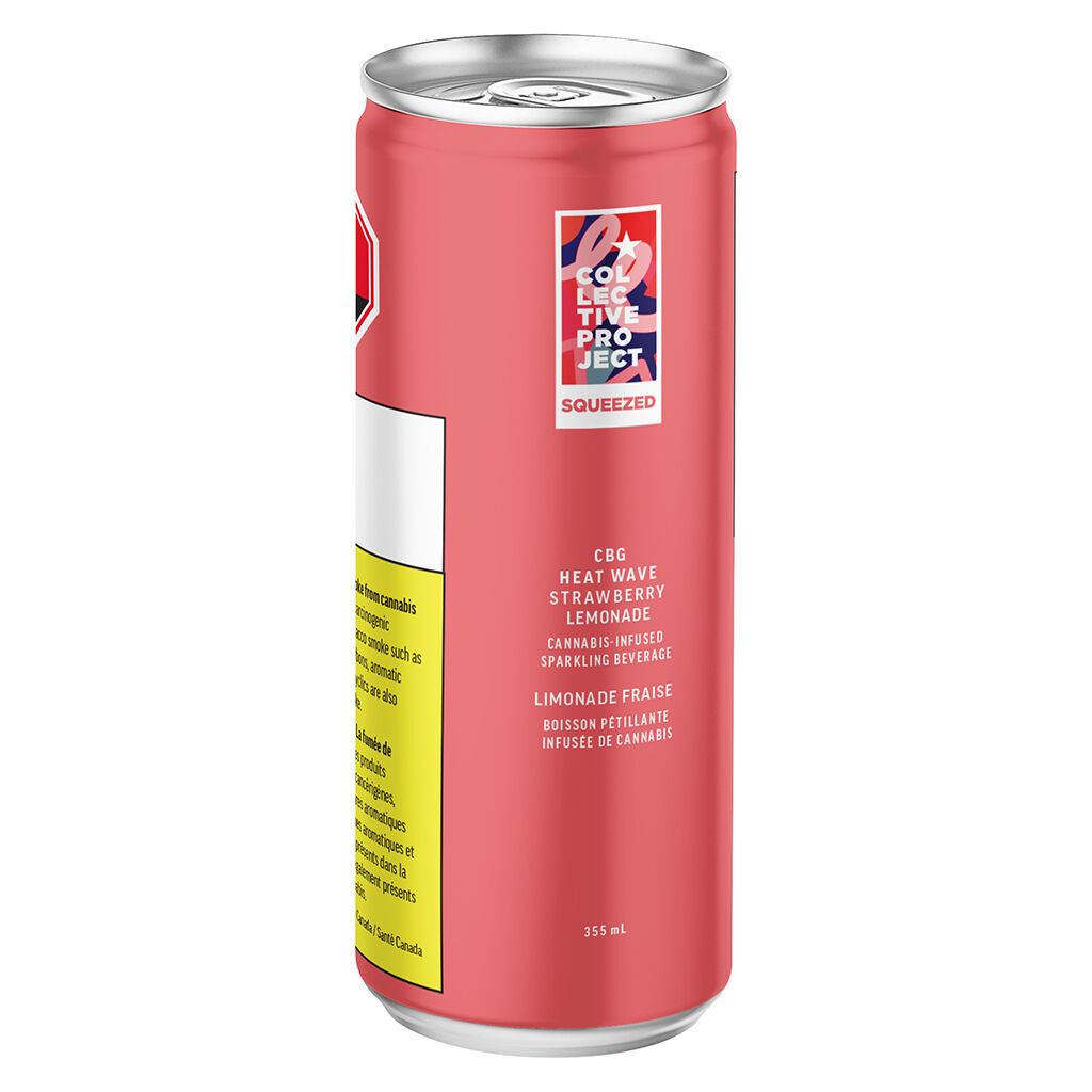 Collective Project - CBG Heat Wave - Collective Project - Heat Wave (Strawberry Lemonade) 2:1 CBG:THC - 355ml