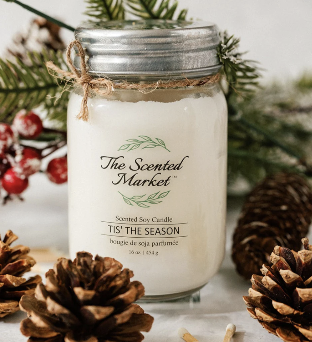 Winter TIS' THE SEASON Soy Wax Candle 16oz