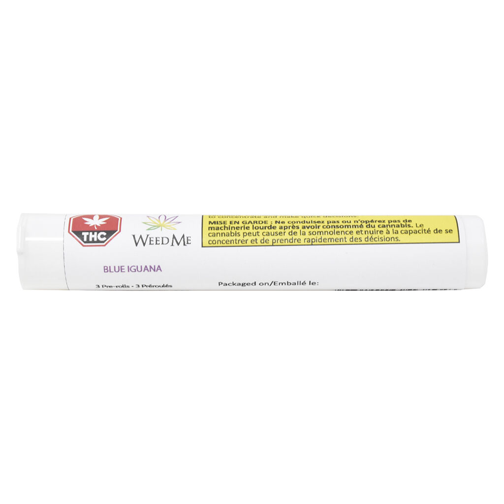 Weed Me - Blue Iguana Pre-Rolls - Weed Me - Blue Iguana - 3x0.5g