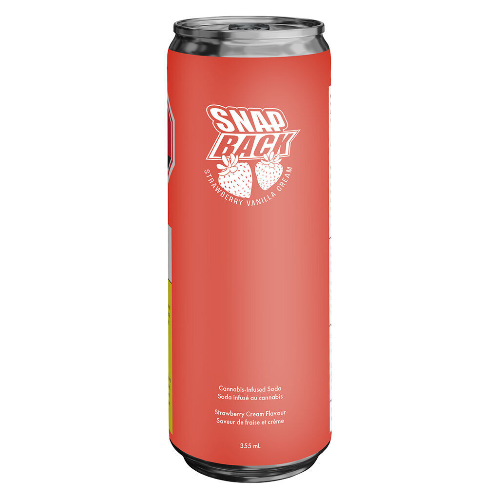 Snap Back - Strawberry Vanilla Cream - Hybrid - 355ml