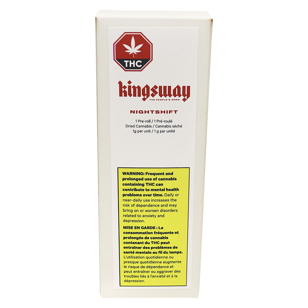 Kingsway - Nightshift Pre-Roll - Kingsway - Nightshift - 5x0.5g