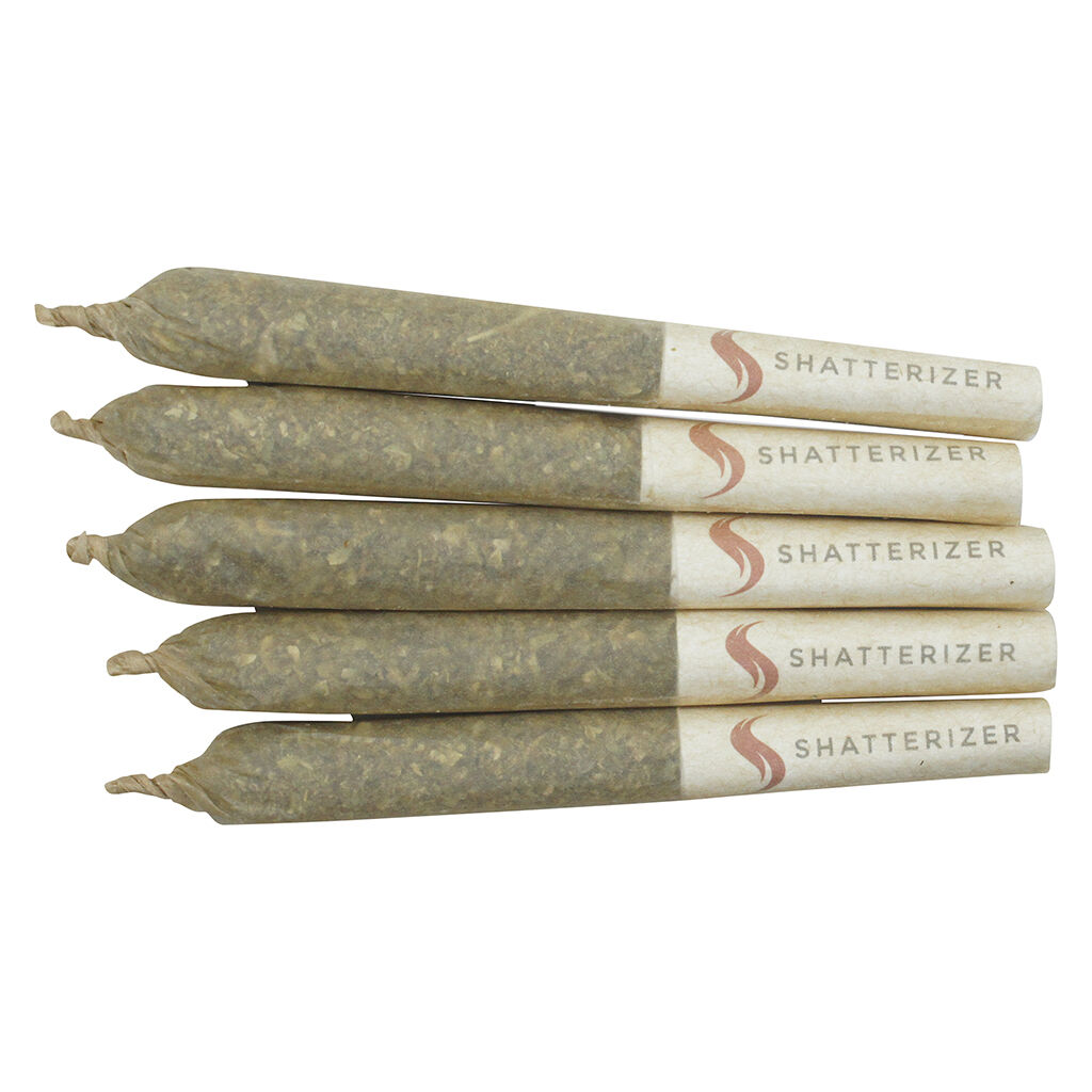 Shatterizer - Featured Shatter infused Pre-Roll - Hybrid - 5x0.5g