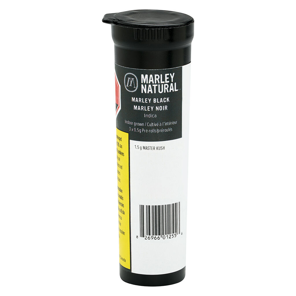 Marley Black - Master Kush Pre-Rolls - Marley Black - Master Kush - 3x0.5g