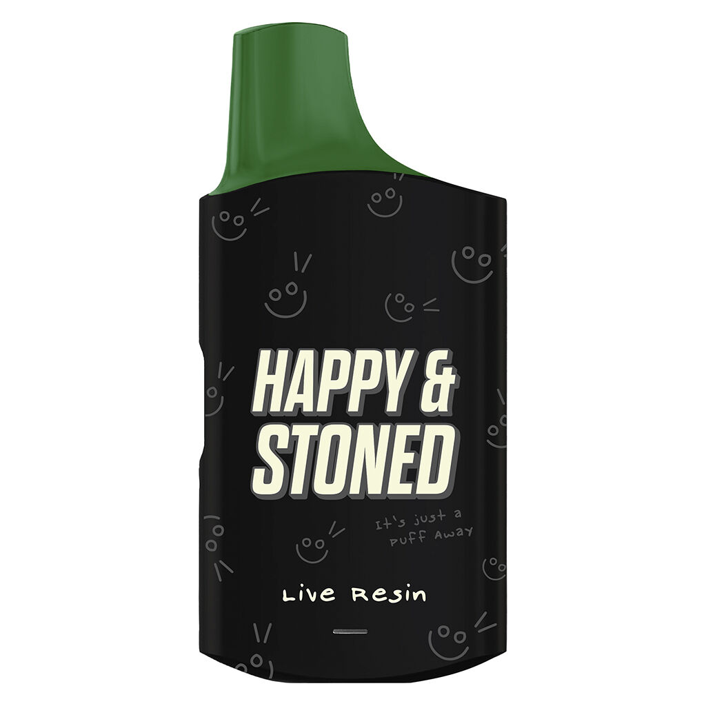 Happy & Stoned - Juicy Fuel Live Resin Disposable Vape - Indica - 1g