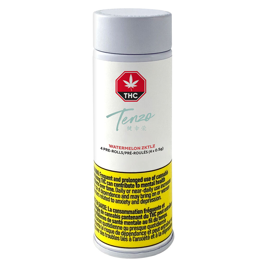 Tenzo - Watermelon ZKTLZ Pre-Roll - Tenzo - Watermelon ZKTLZ - 4x0.5g