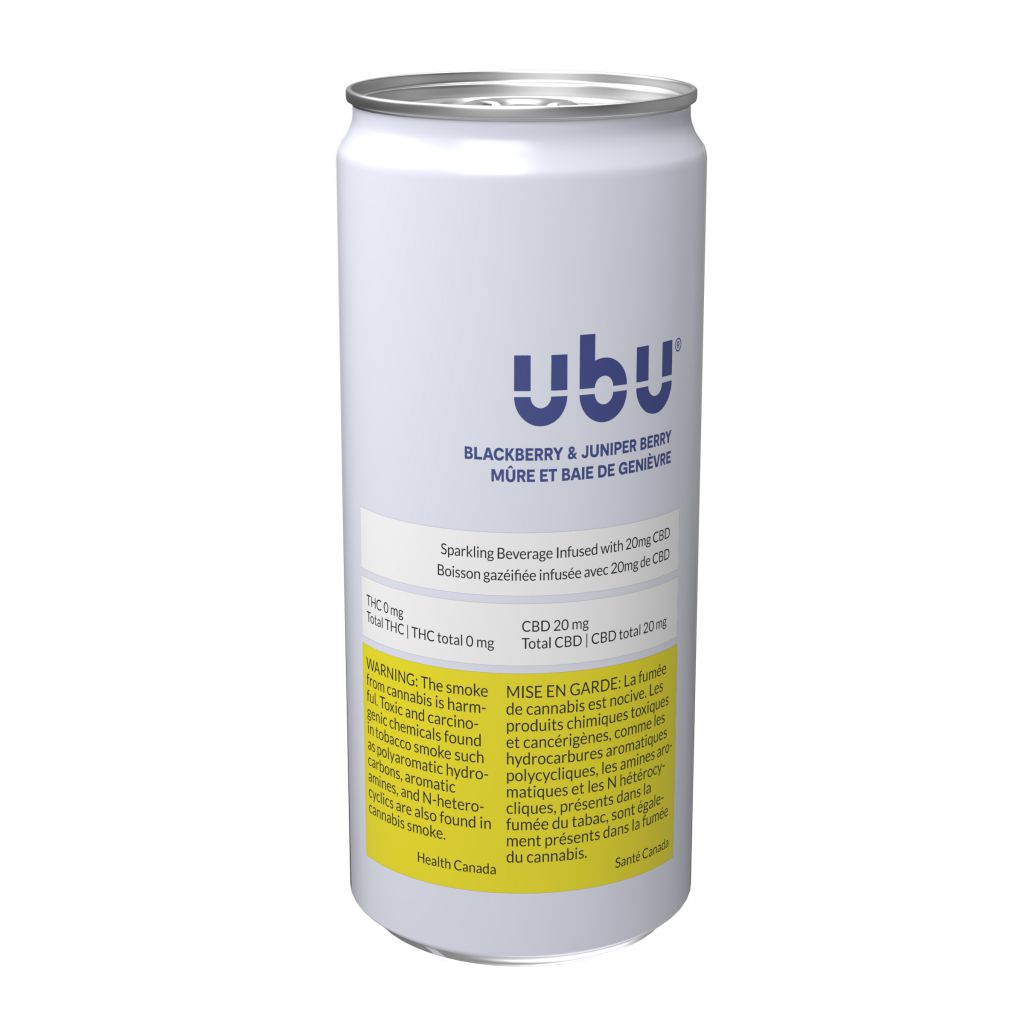 UbU - Blackberry and Juniper Berry Sparkling Beverage - Blend - 1x355ml