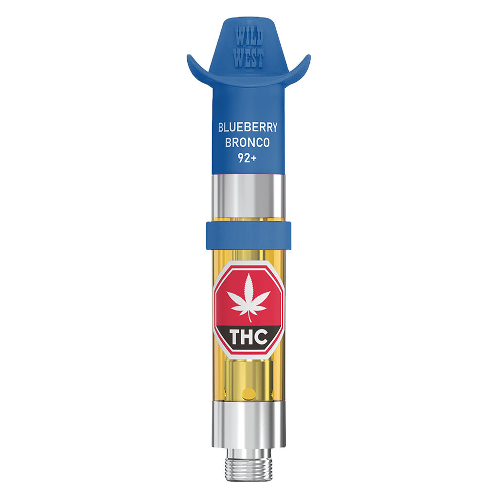 Wild West - Blueberry Bronco 92+ 510 Thread Cartridge - Indica - 0.95g