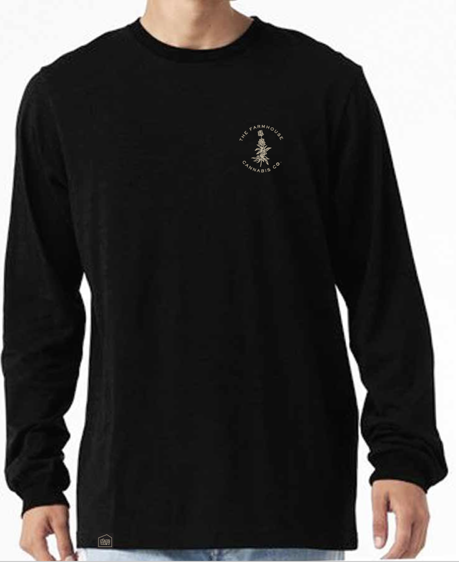 Farmhouse long sleeve t-shirt - black