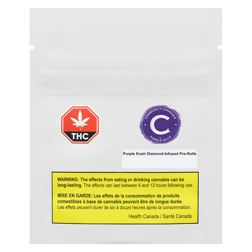 Community - Purple Kush Diamond-Infused Pre-Roll - Indica - 6x0.5g