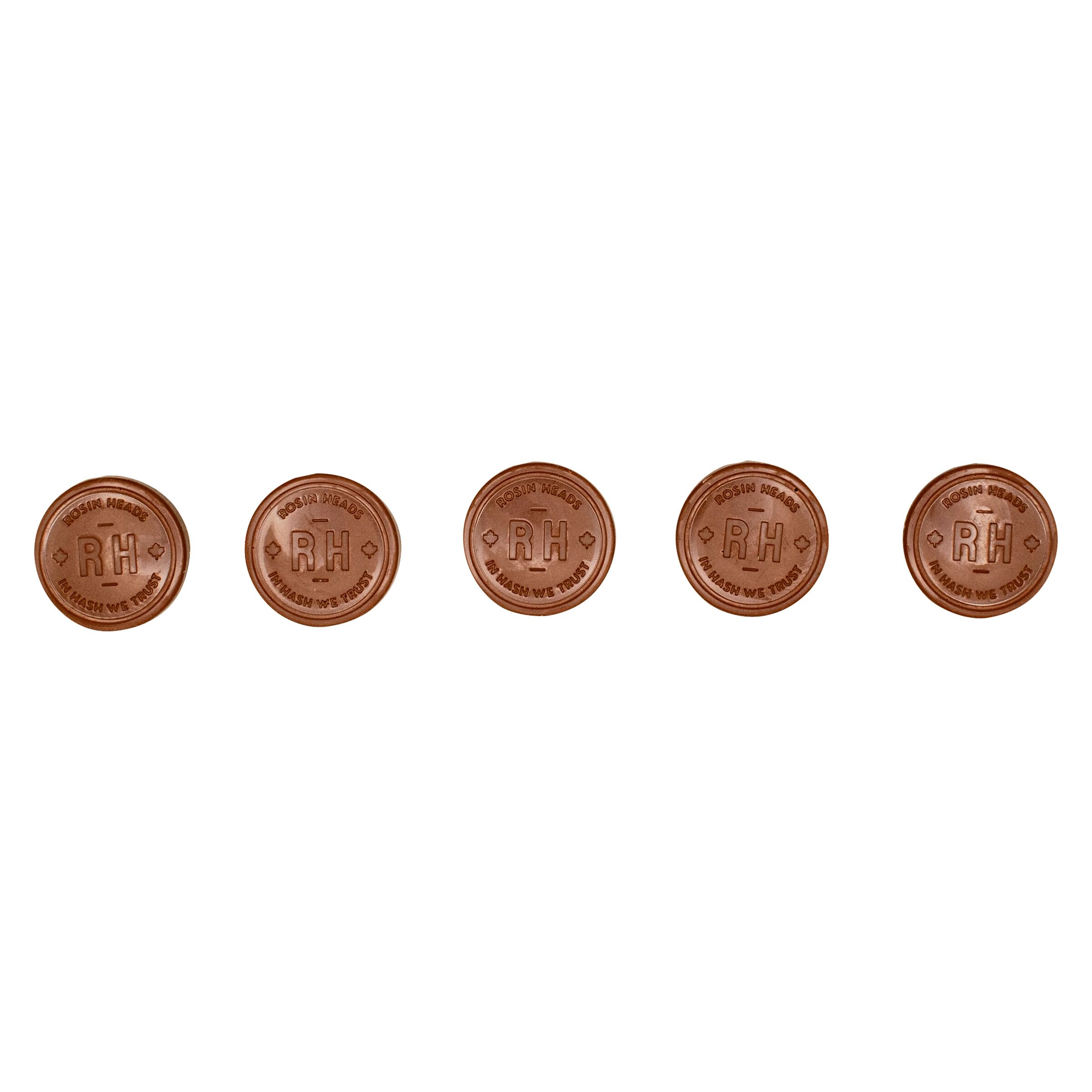 Rosin Heads - Cookies and Cream Coins - Hybrid - 5x1 Pack