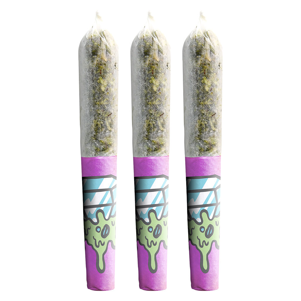 Rizzlers - Diamond Handz - Peachy Queen Diamond Infused Pre-Roll - Sativa - 3x0.45g