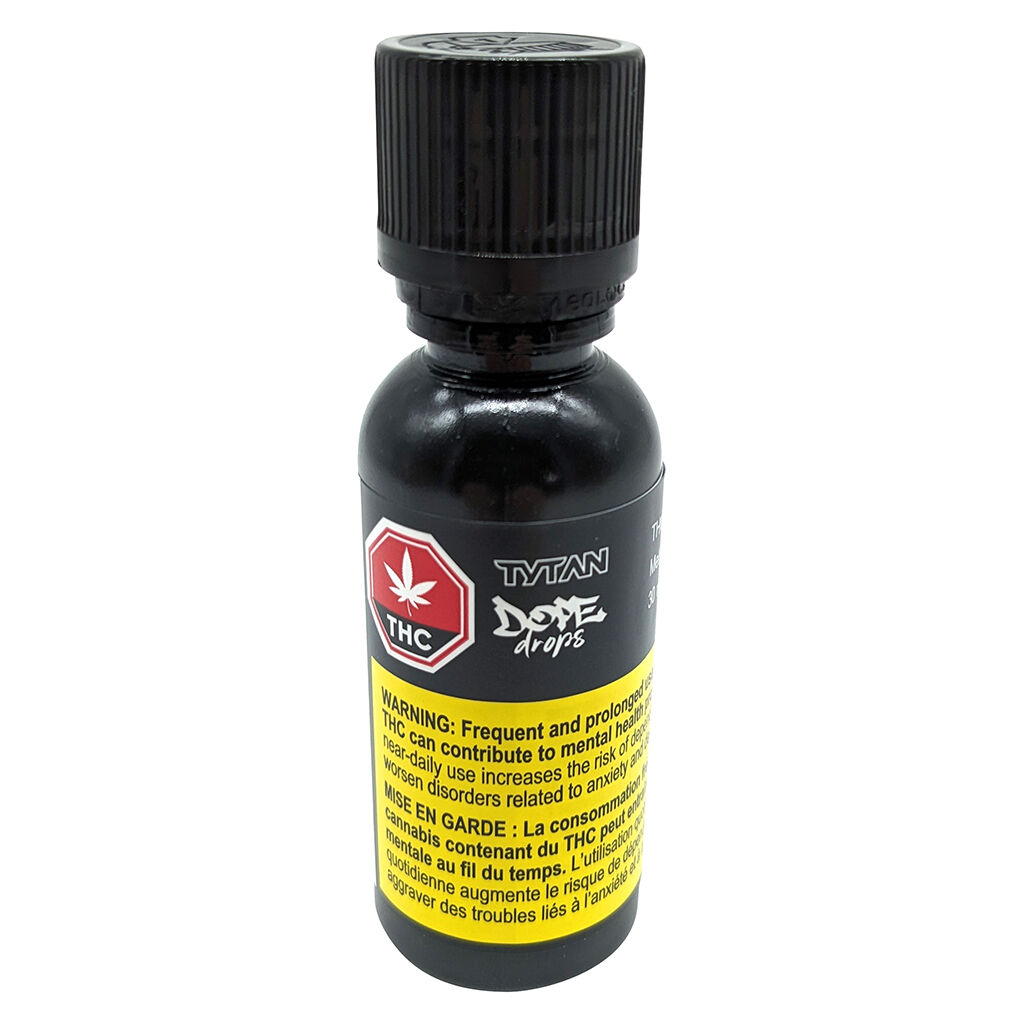 TYTAN Dope Drops - THC Vibe Drops - Melon - Sativa - 30ml