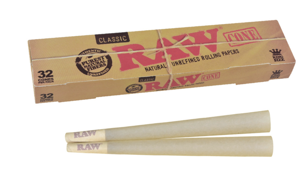 RAW King Size Classic Cones - Pack of 32