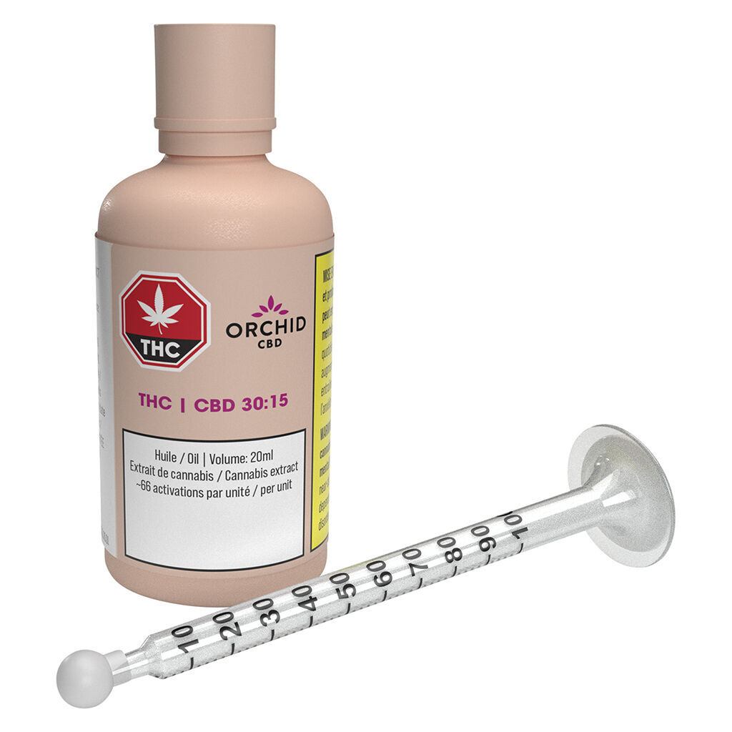 OrchidCBD - THC | CBD 30:15 - Hybrid - 20ml