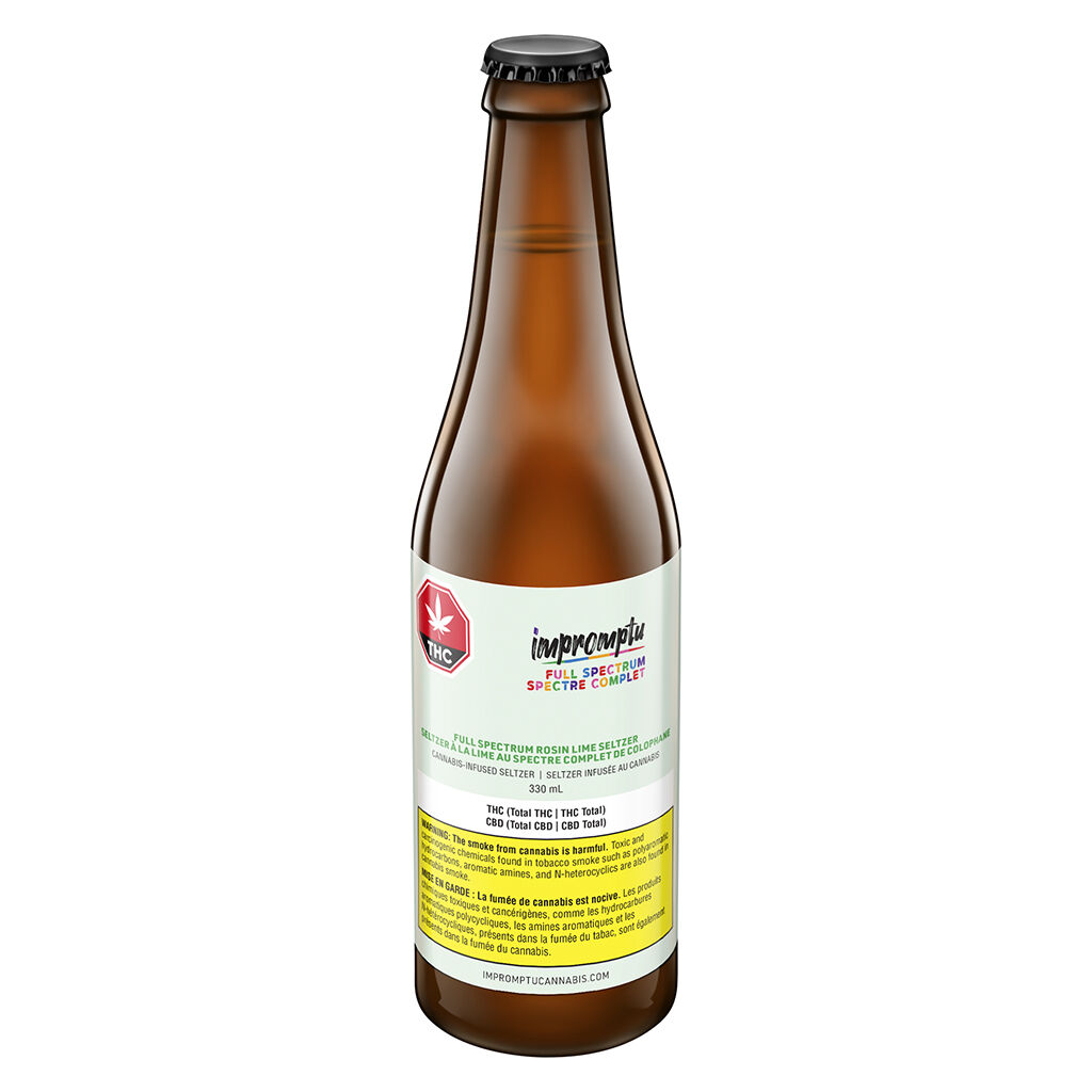 Impromptu - Full Spectrum Rosin Lime Seltzer - Hybrid - 330ml