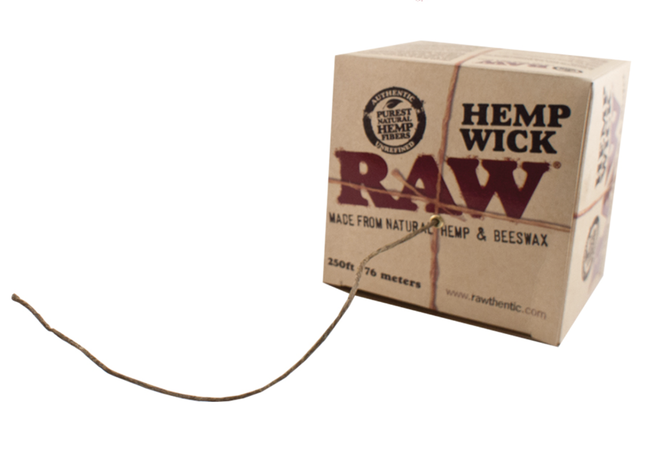RAW Hemp Wick Ball 250 ft (76 meters)