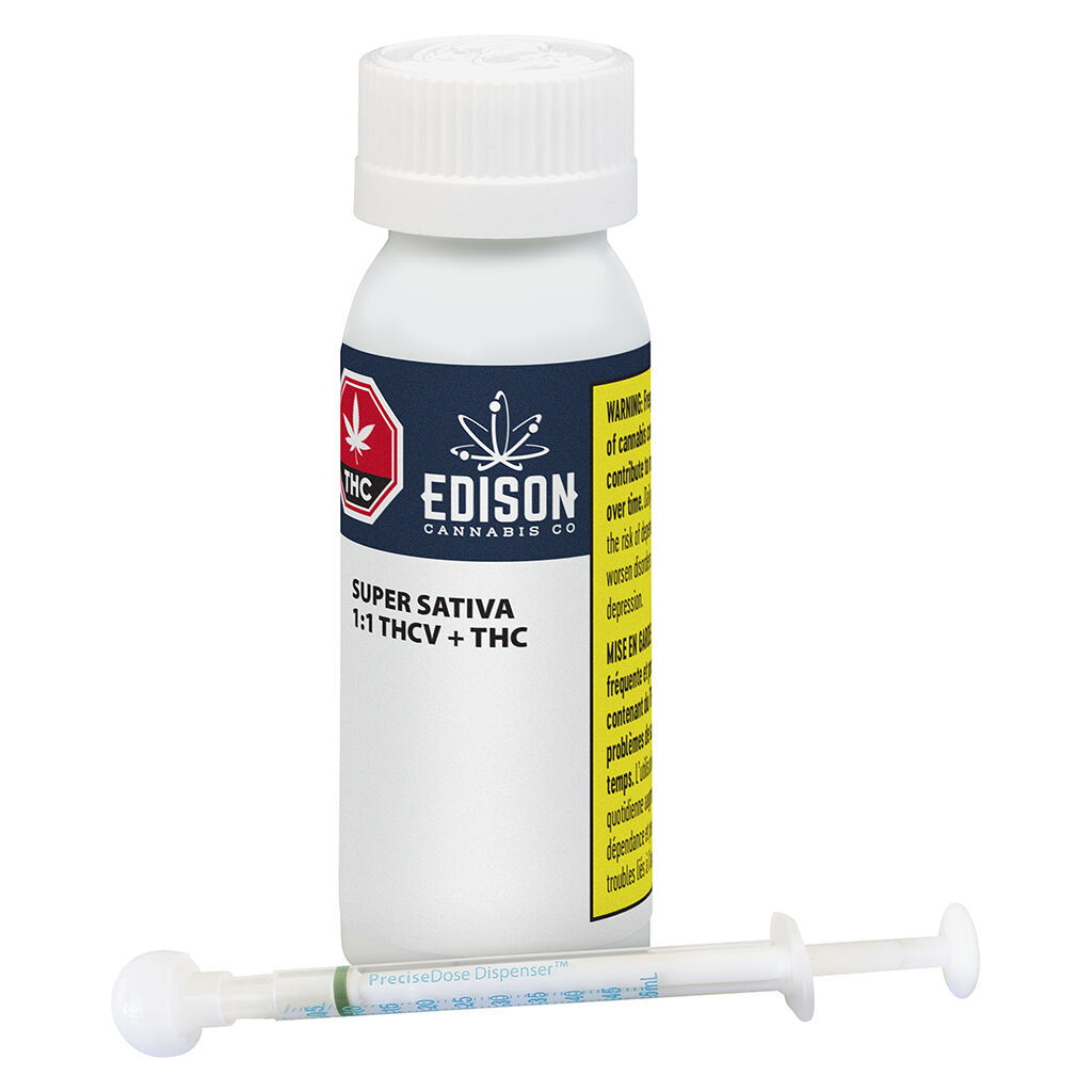 Edison Cannabis Co - Super Sativa 1:1 THCV+THC - 30ml