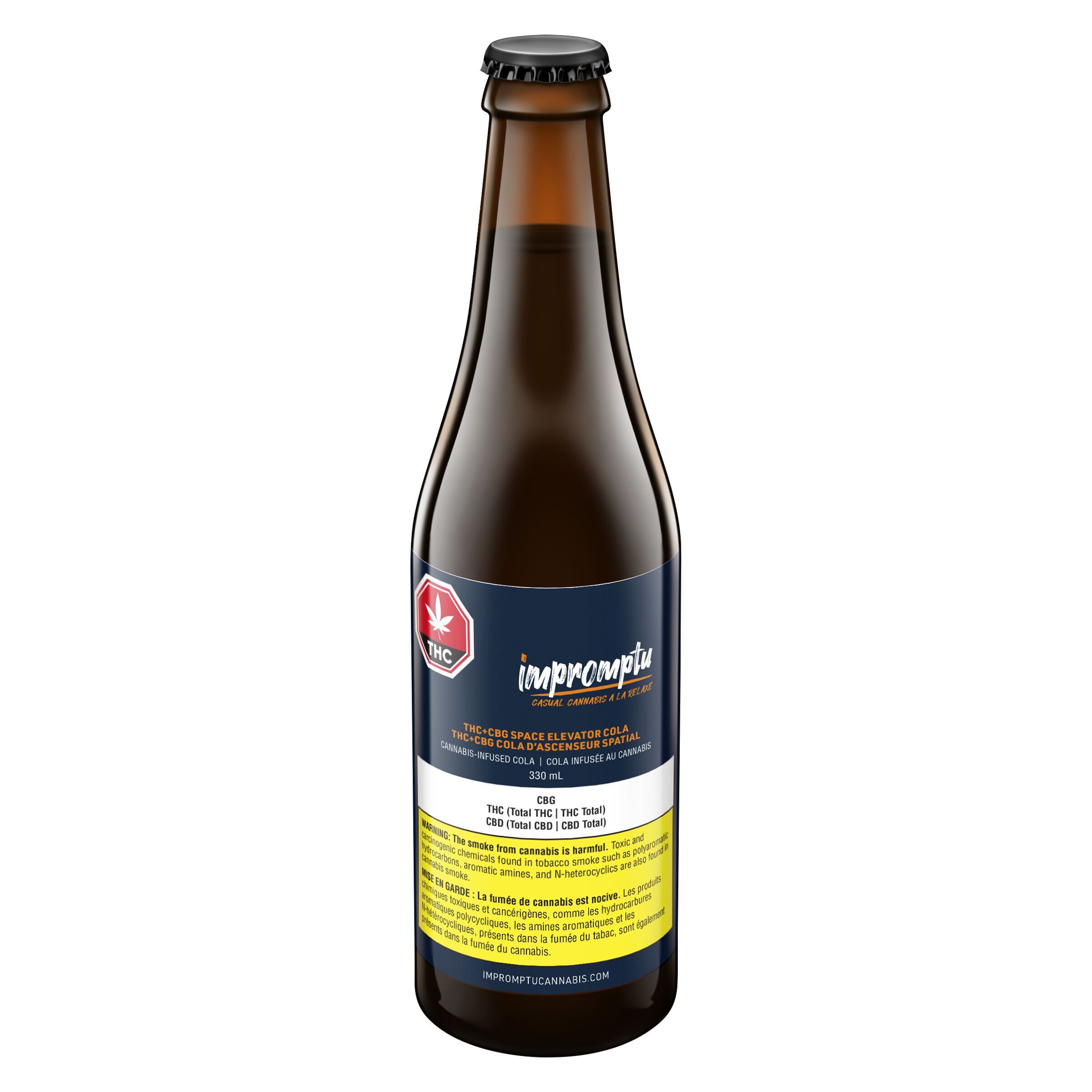 Impromptu - THC+CBG Space Elevator 20 CBG:10 THC Cola - Hybrid - 330ml