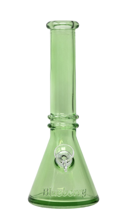 10" Blueberry Double Ring Beaker - Green