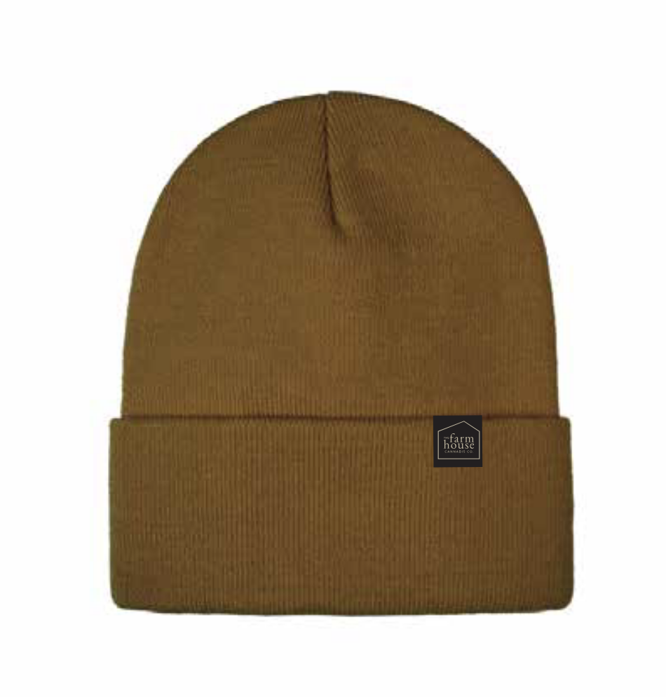 Farmhouse Classic Toque w/hem label - caramel