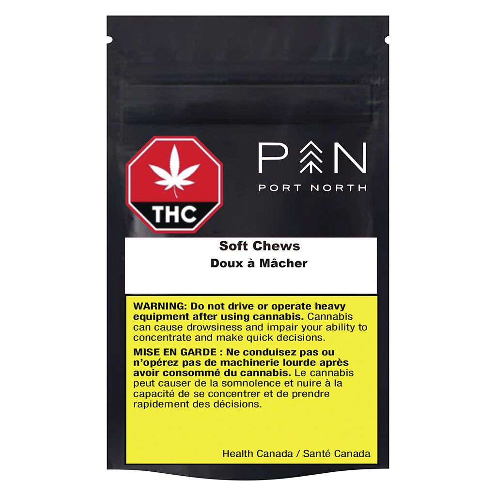 Port North - Apricot Kush Full Spectrum Hash Rosin Soft Chews - Hybrid - 2 Pack