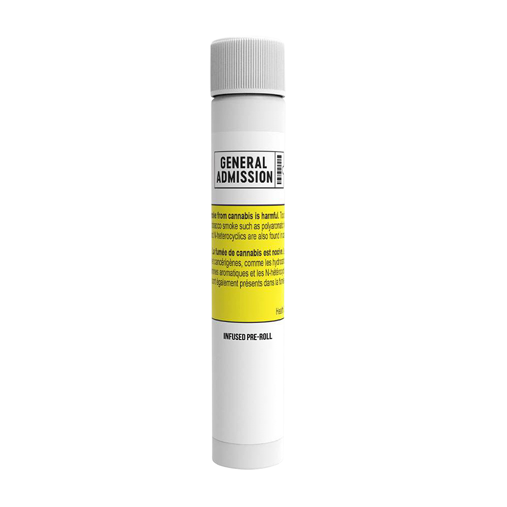 General Admission - Mango High-Chew Distillate Infused Pre-Roll - Indica - 1x1g