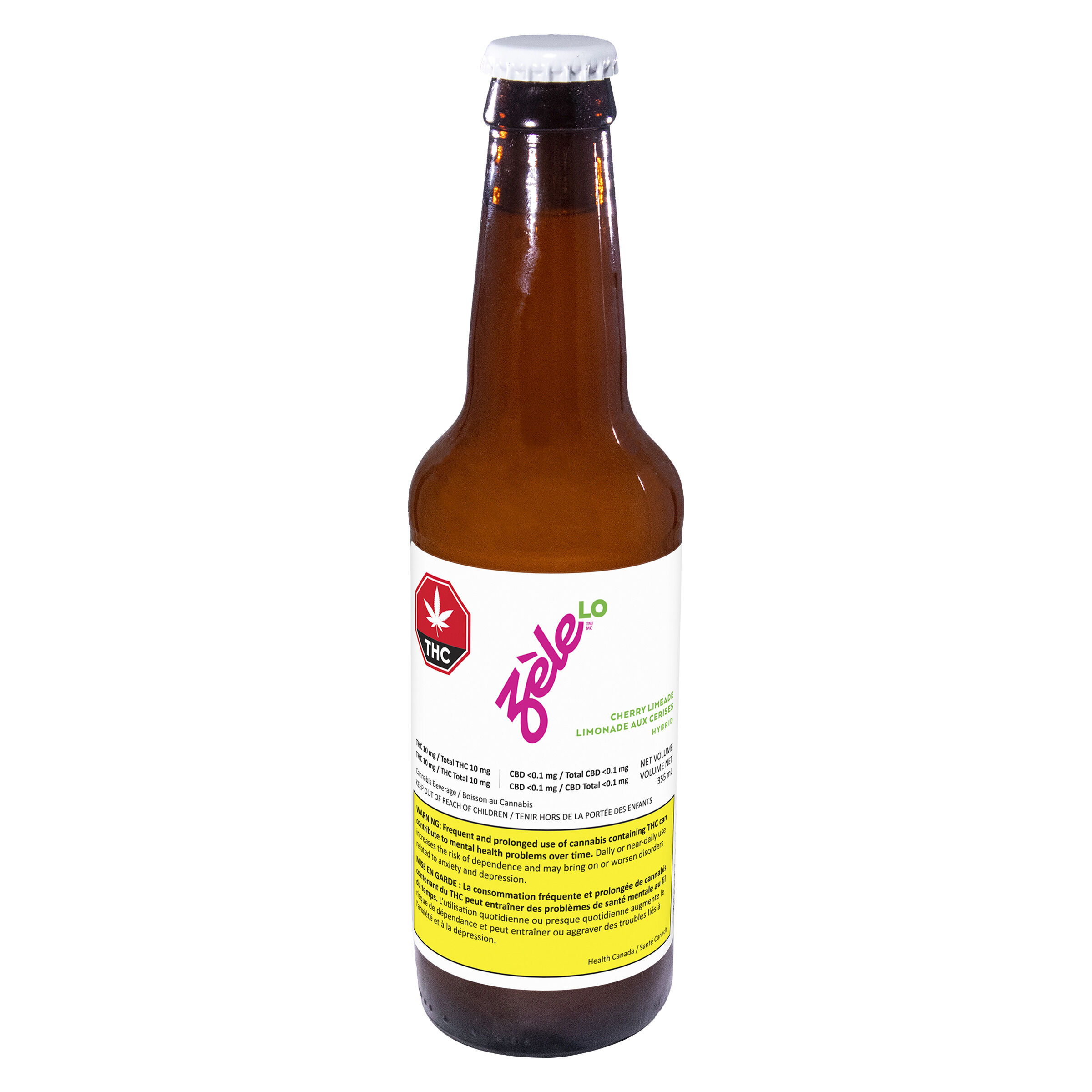 Zele LO - Cherry Limeade Hybrid Craft Soda - 355ml