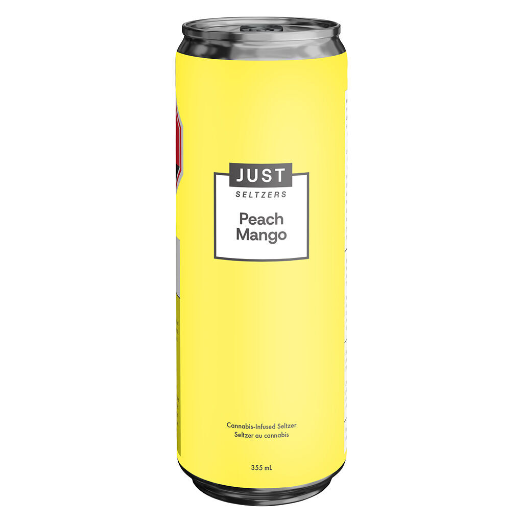 JUST Seltzers - Peach Mango - Hybrid - 355ml