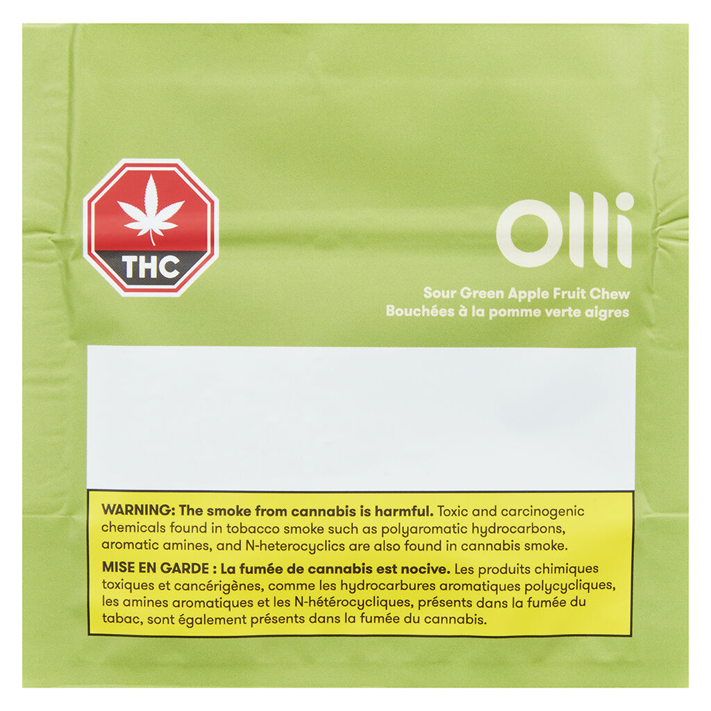 Olli - Sour Green Apple Fruit Chew - Blend - 2 Pack