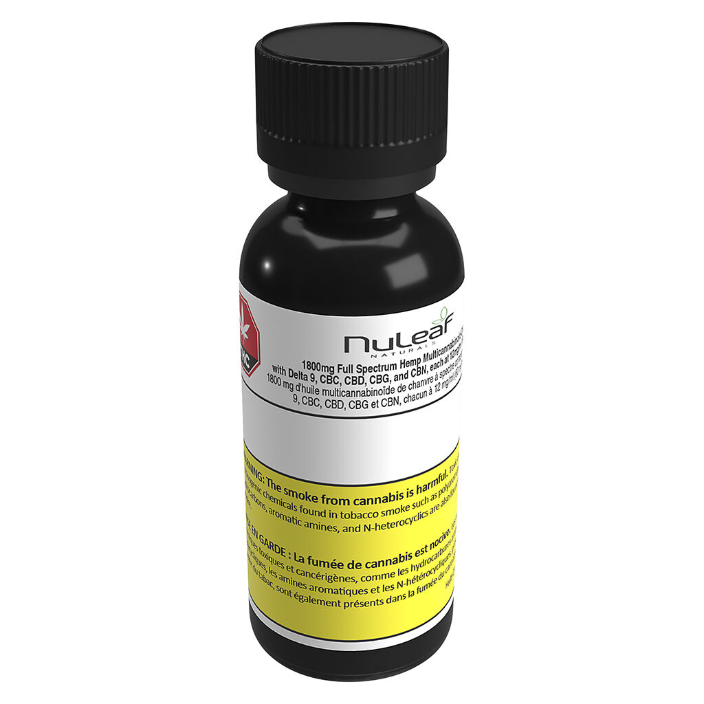 NuLeaf Naturals - Full Spectrum Hemp Multicannabinoid Oil - Blend - 30ml