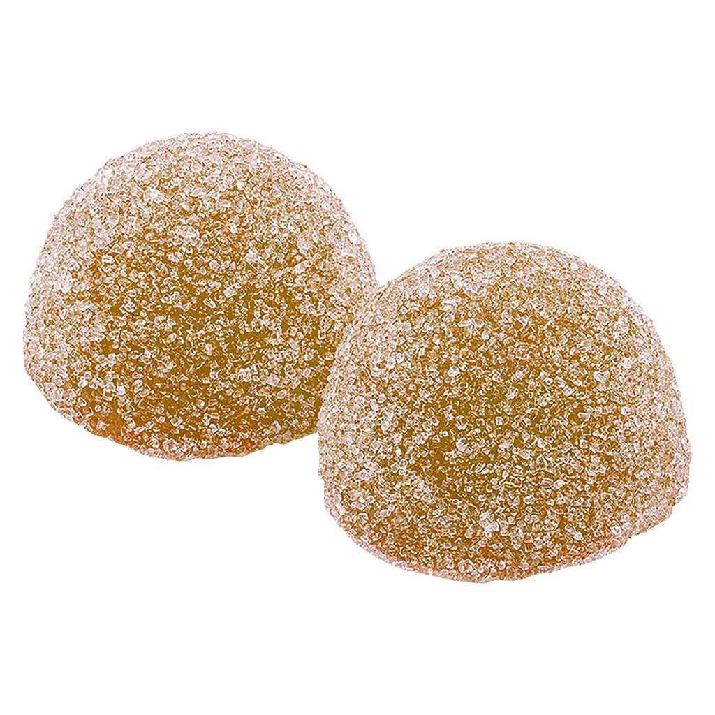 EAT YOUR GREENS. - Peaches & Cream CBD100 Soft Chews - Hybrid - 20 Pack