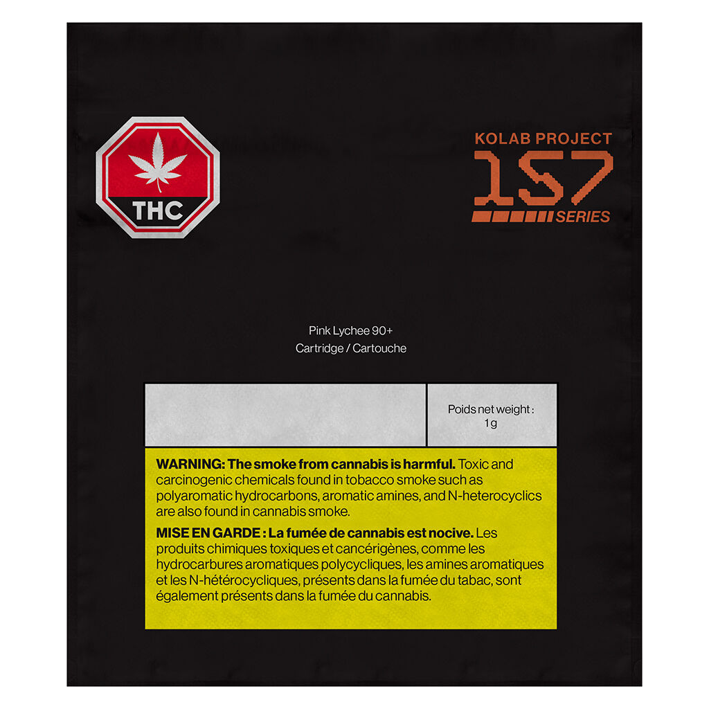 Kolab Project - 157 Series Pink Lychee 90+ 510 Thread Cartridge - Indica - 1g