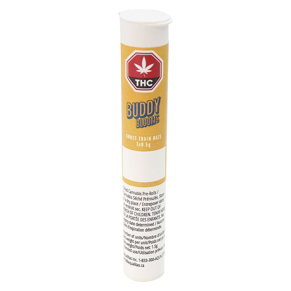 Buddy Blooms - Ghost Train Haze Pre-Roll - 3x0.5g