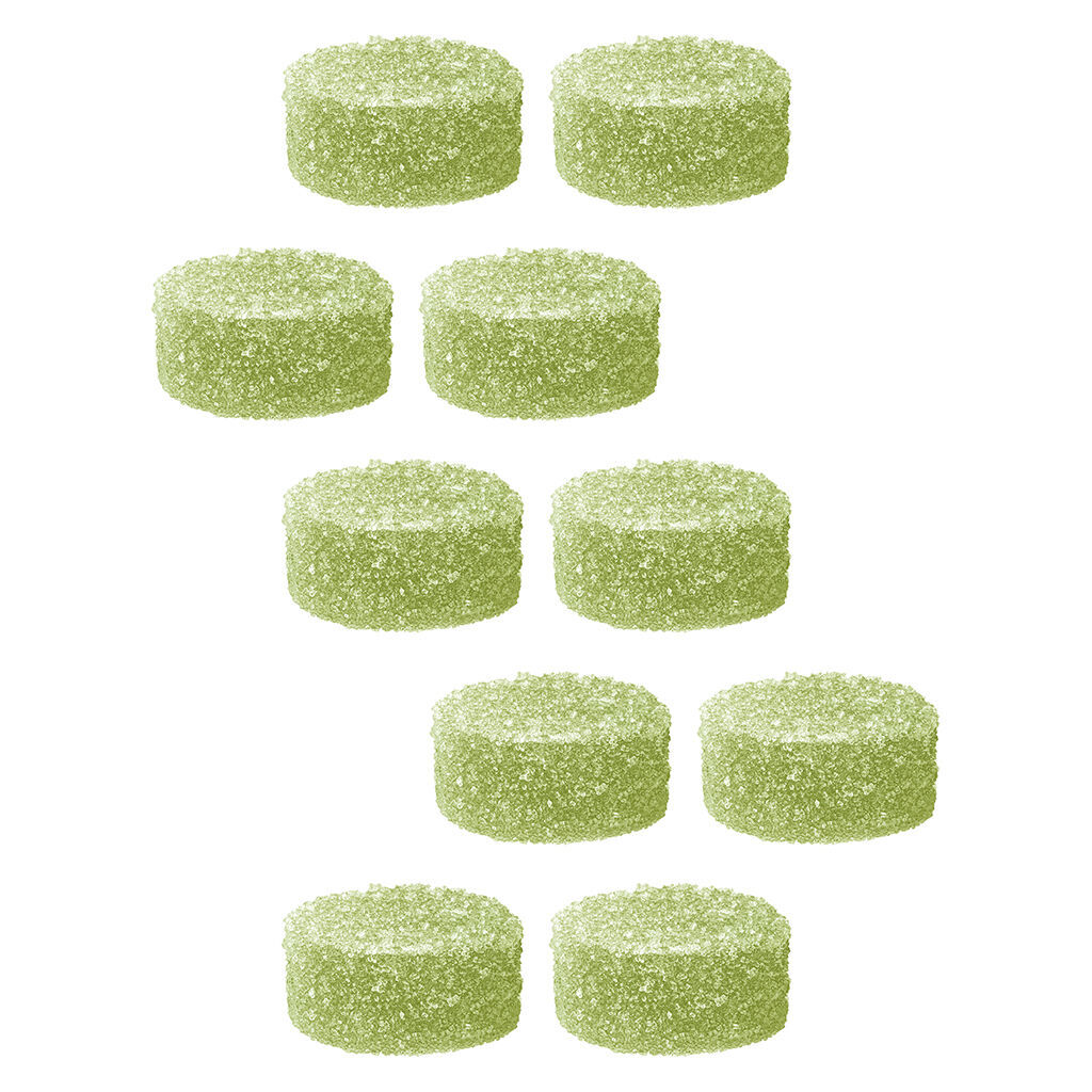 Edison Sonics - Kiwi Berry Burst Multi-pack 50 THC:CBD Gummies - Sativa - 5x2 Pack