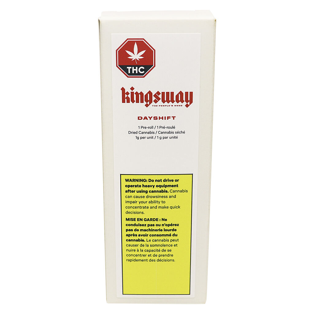 Kingsway - Dayshift Pre-Roll - Kingsway - Dayshift - 5x0.5g