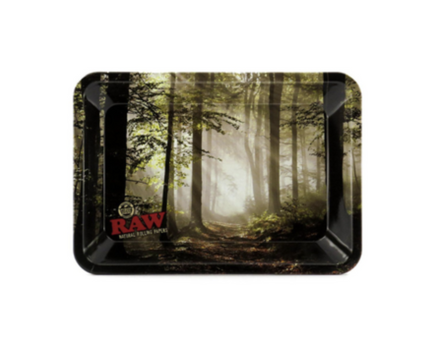 RAW Mini Forest Metal Rolling Tray