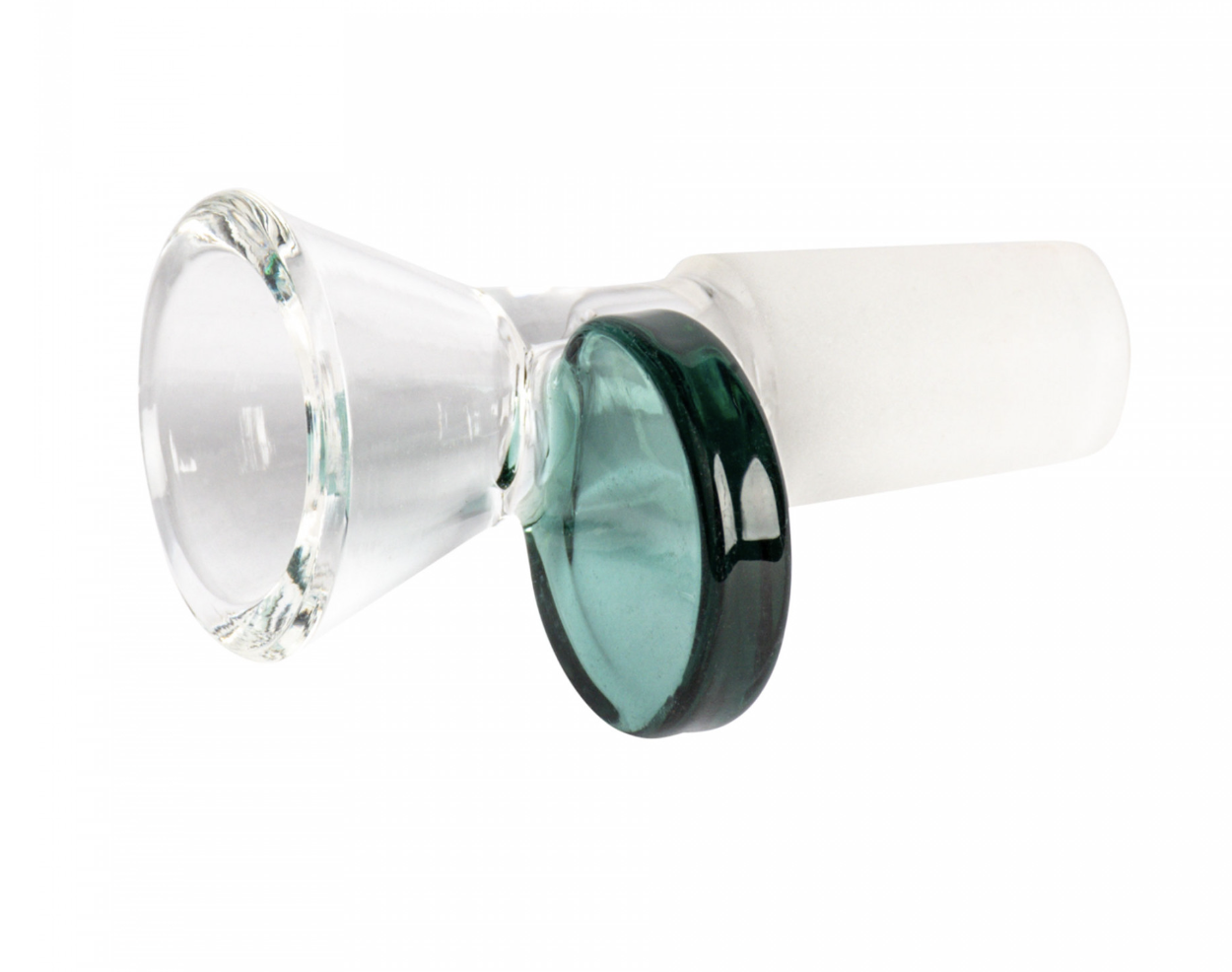 14mm Cone Pull-Out W/Disc Handle - Teal