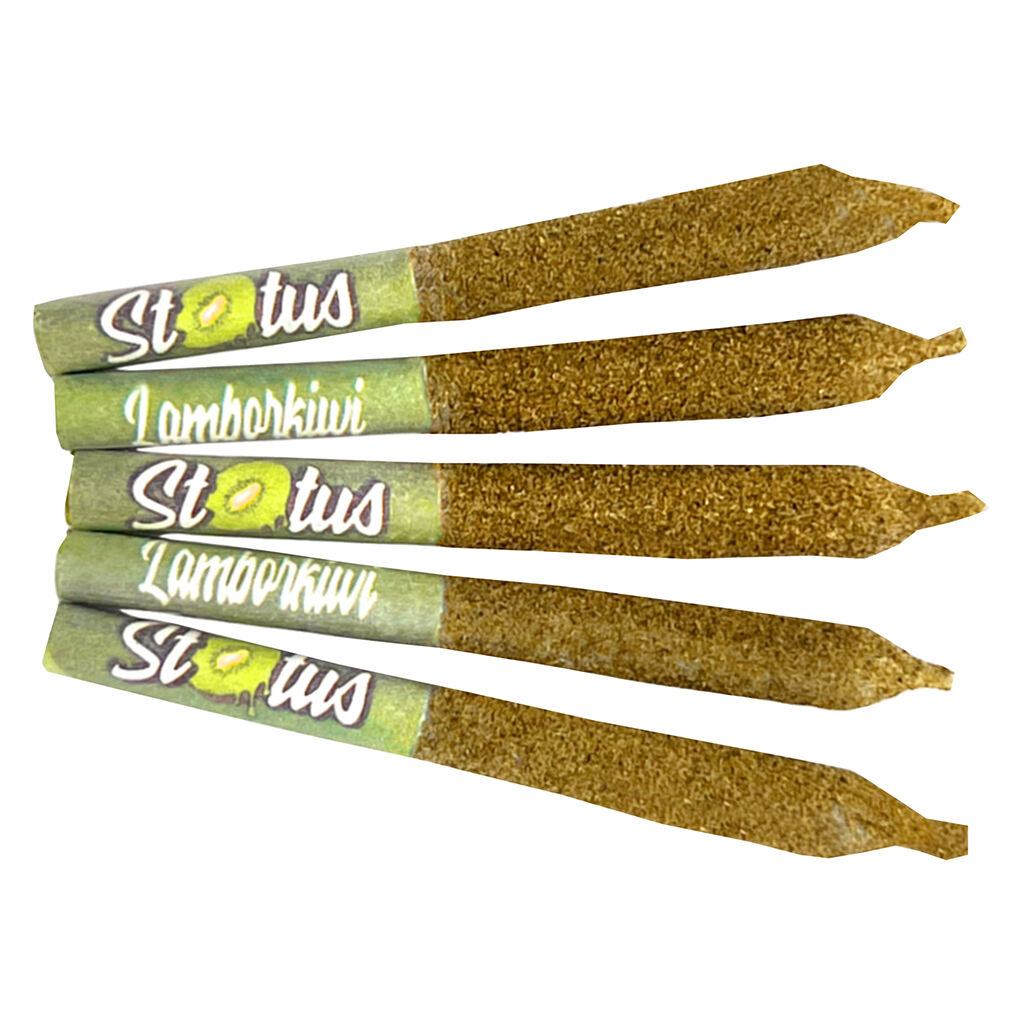Status - Lamborkiwi Liquid Diamond Infused Kief Coated Pre-Roll - Indica - 5x0.25g